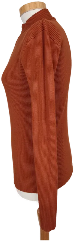 17&Co Damen Pullover mit Reißverschluss, braun - M/38 - Bild 3