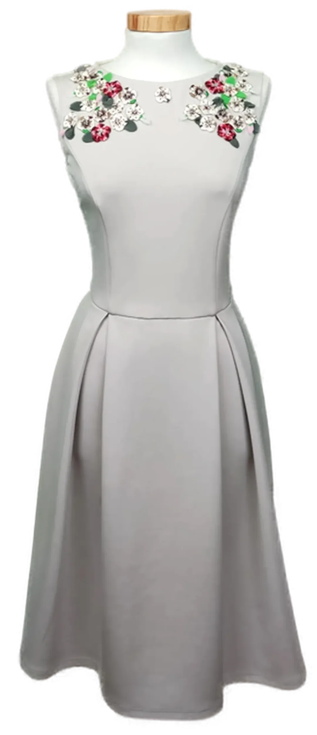 Max&Co Damen Midikleid creme Blumendetails Gr. S - Bild 1