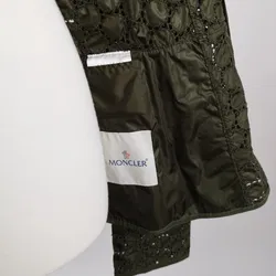 Moncler Grüne Jacke - 67% Baumwolle, 33% Polyamid - Bild 4