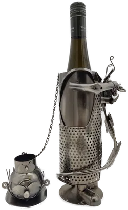 Flaschenhalter Metall | Liebevoll Erhalten - Bild 2