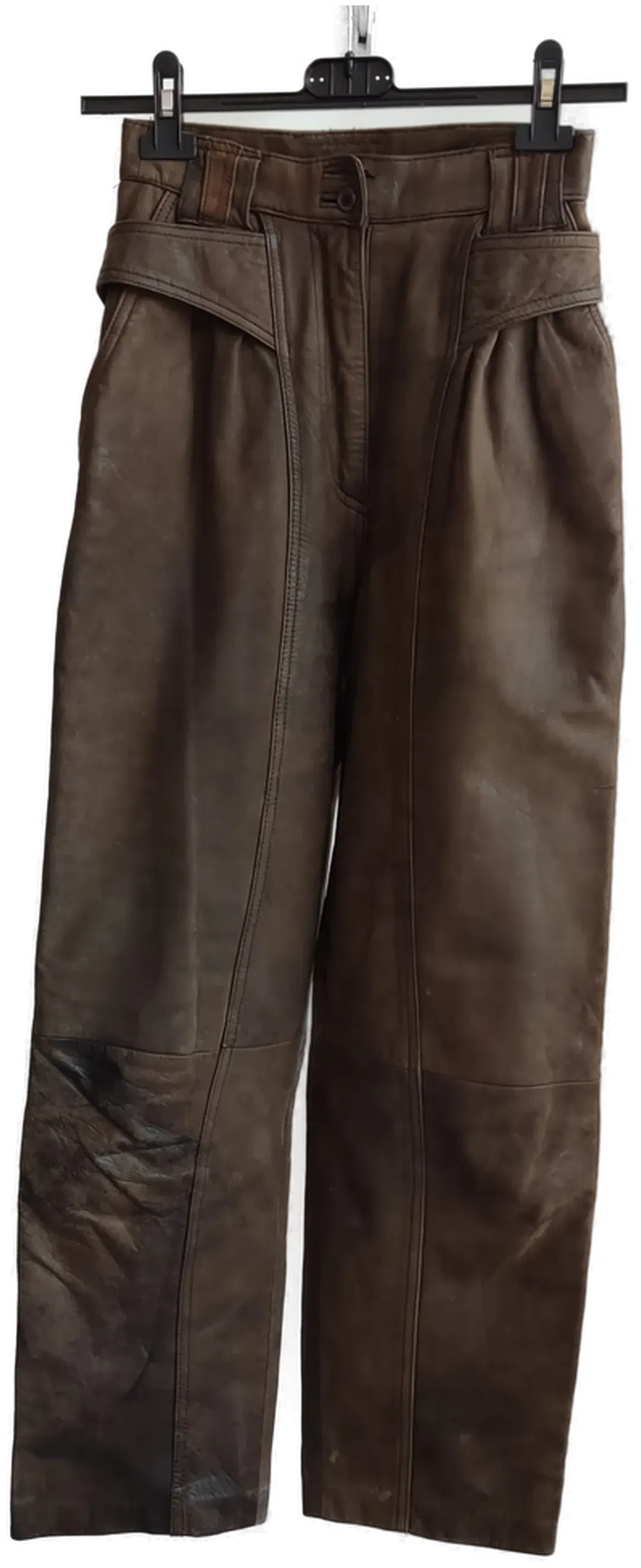 Lar Damen Trachtenhose Echtleder braun - Gr. 36 - Bild 1