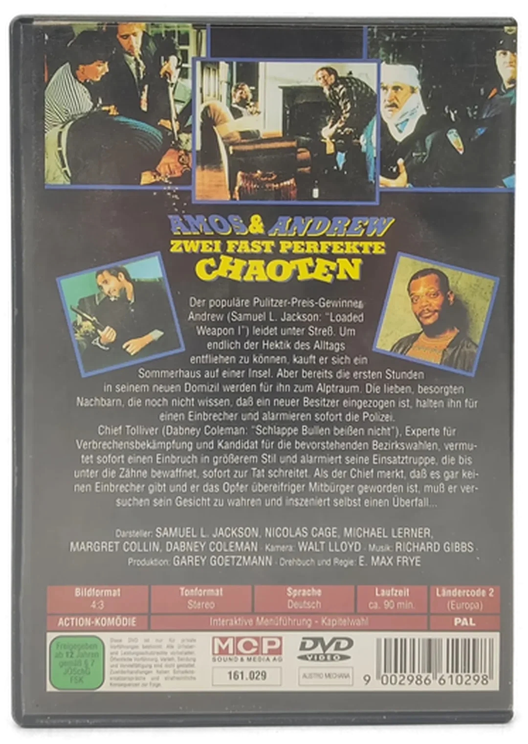 DVD "Amos & Andrew - Zwei fast perfekte Chaoten" mit Nicolas Cage und Samuel L. Jackson – Bild 2