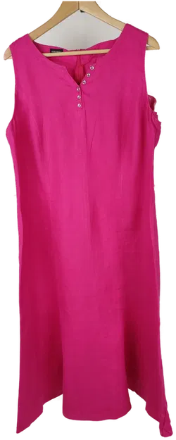 Gerry Weber Leinenkleid Maxi Altrosa |  Sommertraum - Bild 5
