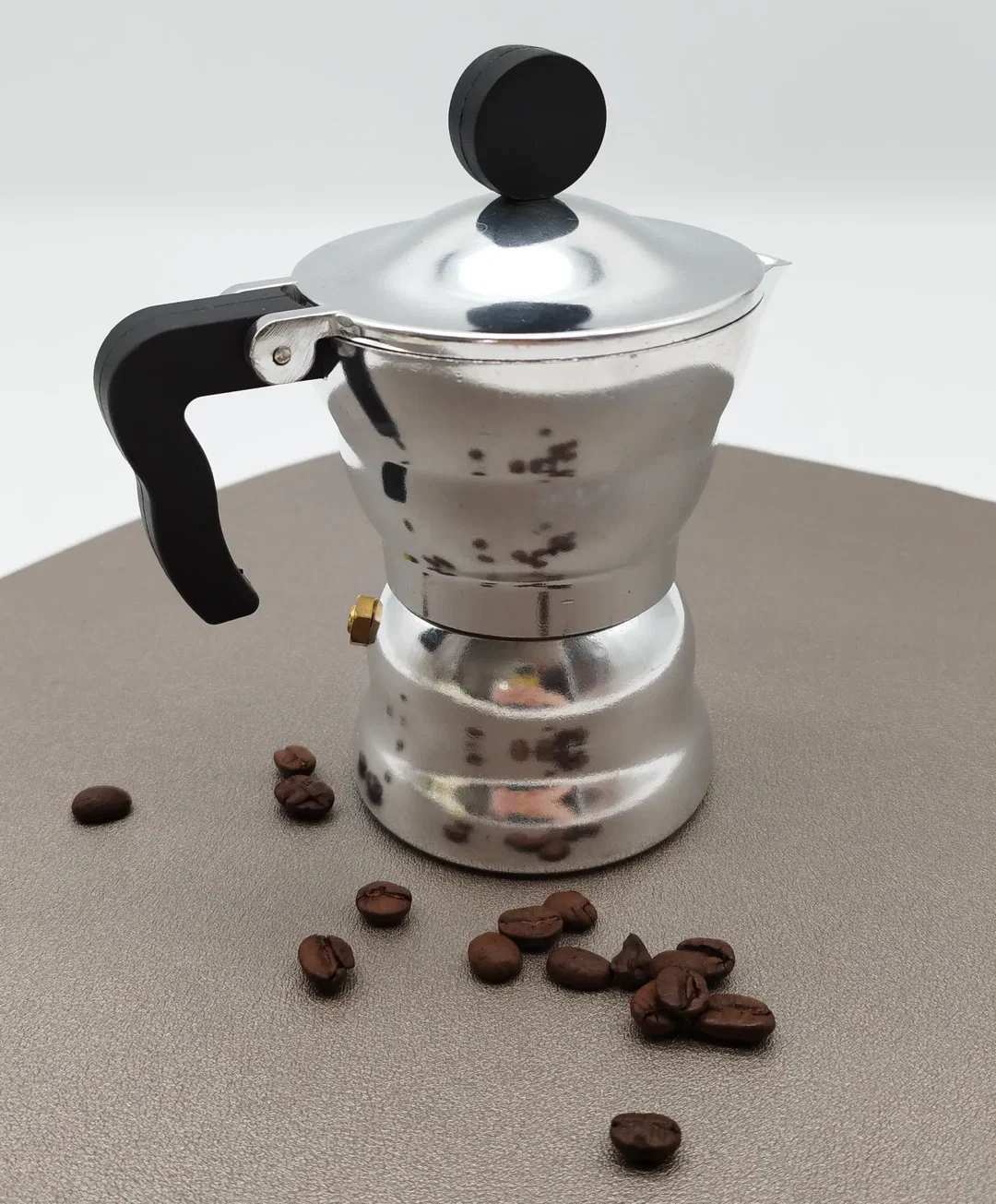 Espressokocher Alessi Metall | Design-Alessandro Mendini  – Bild 2