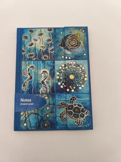 Notizbuch, liniert, Hardcover - Einband und Magnetverschluss, Unterwasser-Design – Vorschau 1