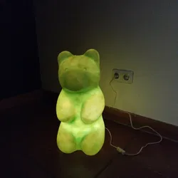 Verspielte Gummibärchen-Lampe - Grün - Bild 2