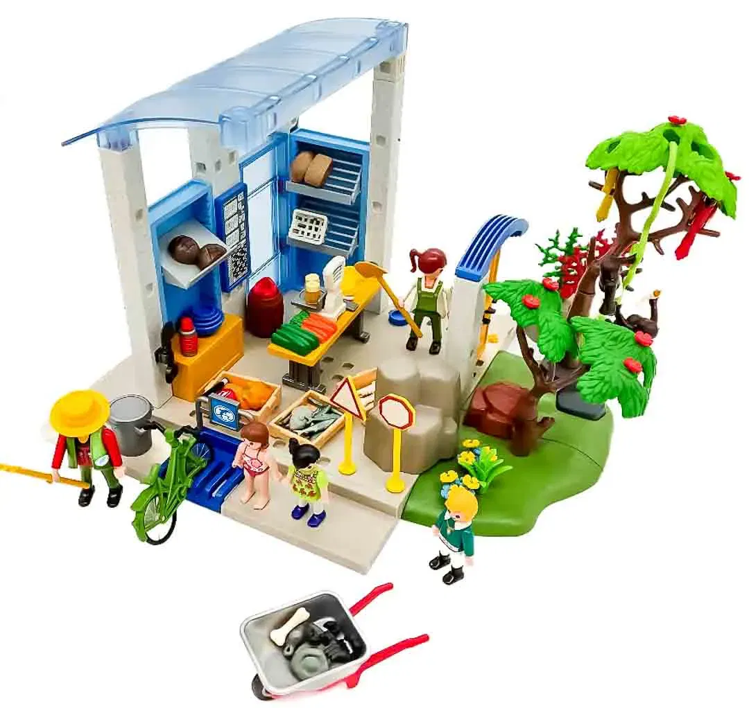 Playmobil Zoowärterhaus mit Affengehege + 3 Kinder und Kleinteile - Bild 4