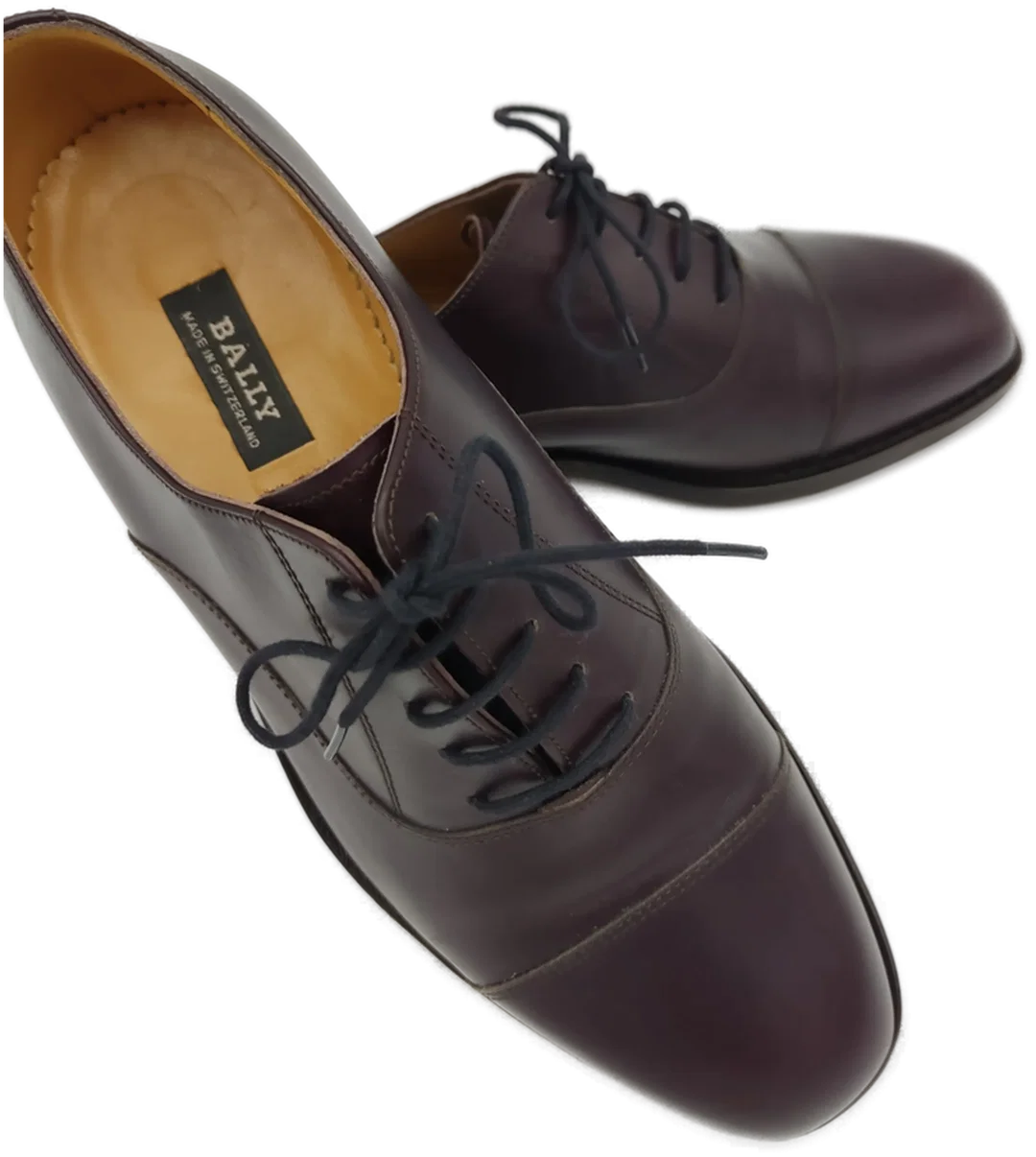 Bally Herrenhalbschuhe bordeaux - Gr. 8 – Bild 3