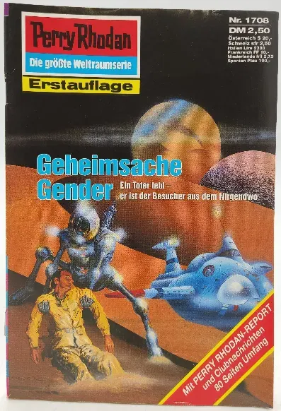 Romanheft Perry Rhodan Geheimsache Gender Erstauflage Nr.1708 - Bild 2