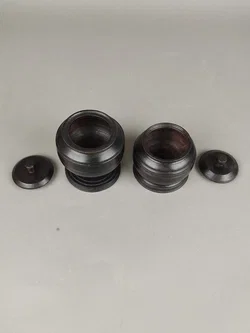 2er Set Vintage Holzdosen mit Deckel - Bild 2