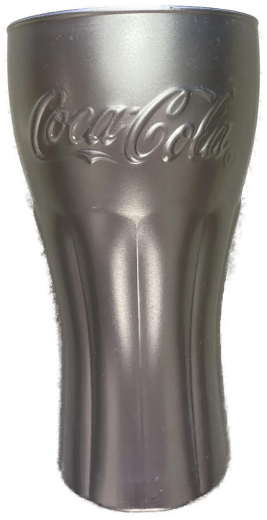 Coca Cola Glas silber - limited Edition - Bild 1