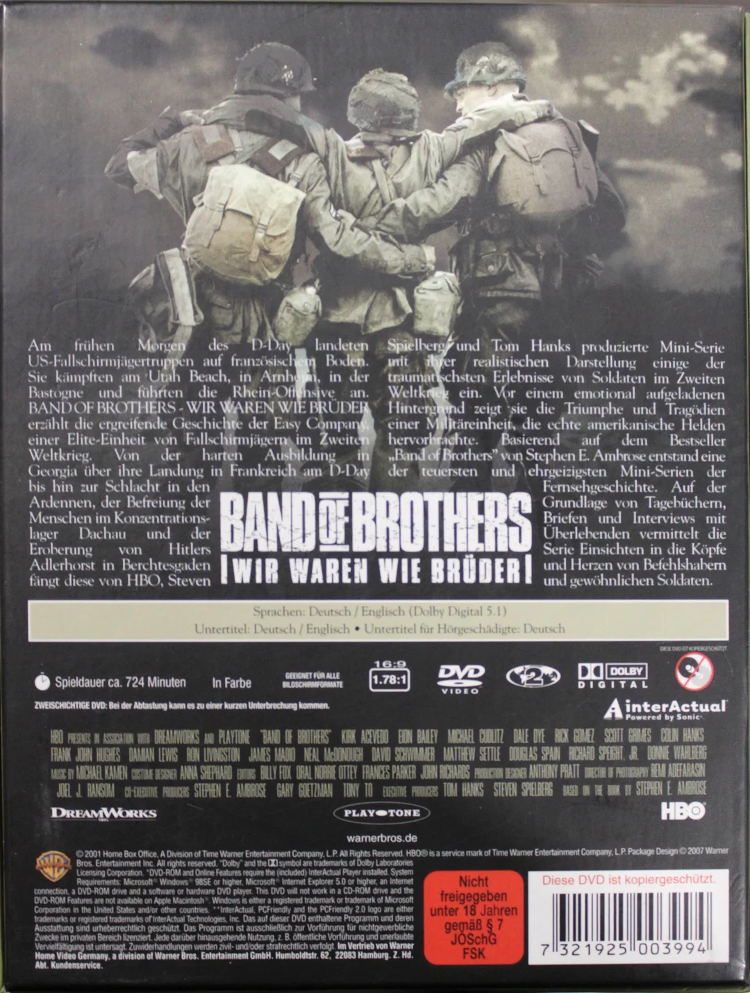 DVD Band of Brothers – Wir waren wie Brüder (6-DVD Box, Miniserie) – Bild 2