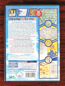 50 PC-Spiele: Mahjongg & Tetricx - PC-Spiel - CD-ROM - Bild 2