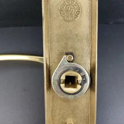 Langschildgarnitur Zimmertüren Messing Poliert / Beschläge - Bild 5