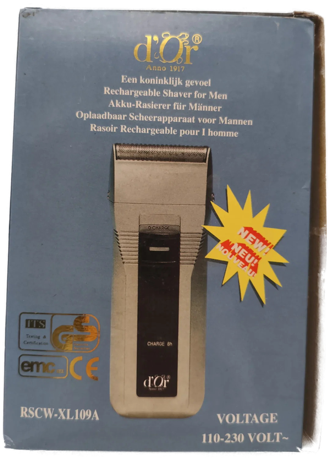 Akku-Rasierer für Männer, d´Or – Bild 3
