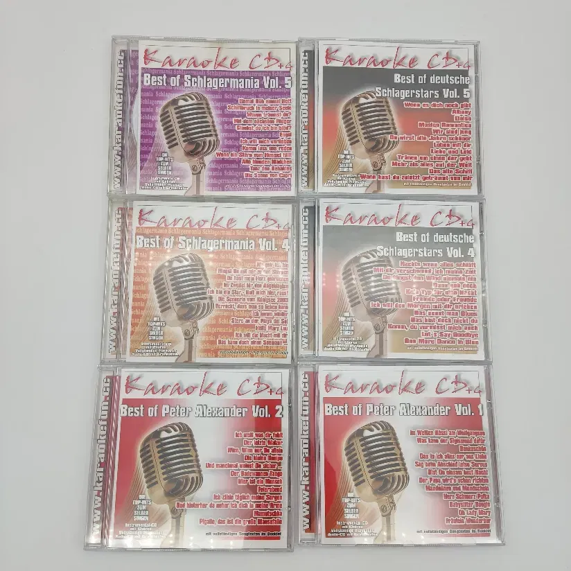 Karaoke Schlager 6 Stück - Bild 1