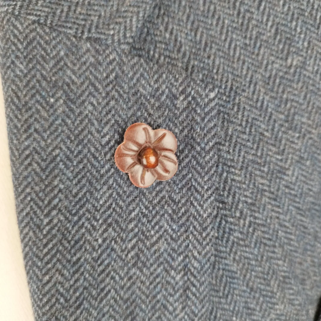 Qualitatives Windsor Sakko - Gr. 58 / 100% Wolle – Bild 3
