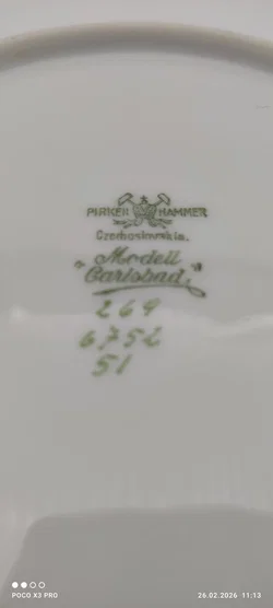 Pirken Hammer Porzellan Set aus Tschechoslowakei - Bild 14