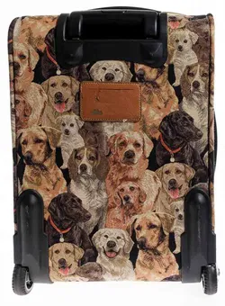 ROYALTEX Trolley / Reisekoffer mit Hundemotiv - Bild 4