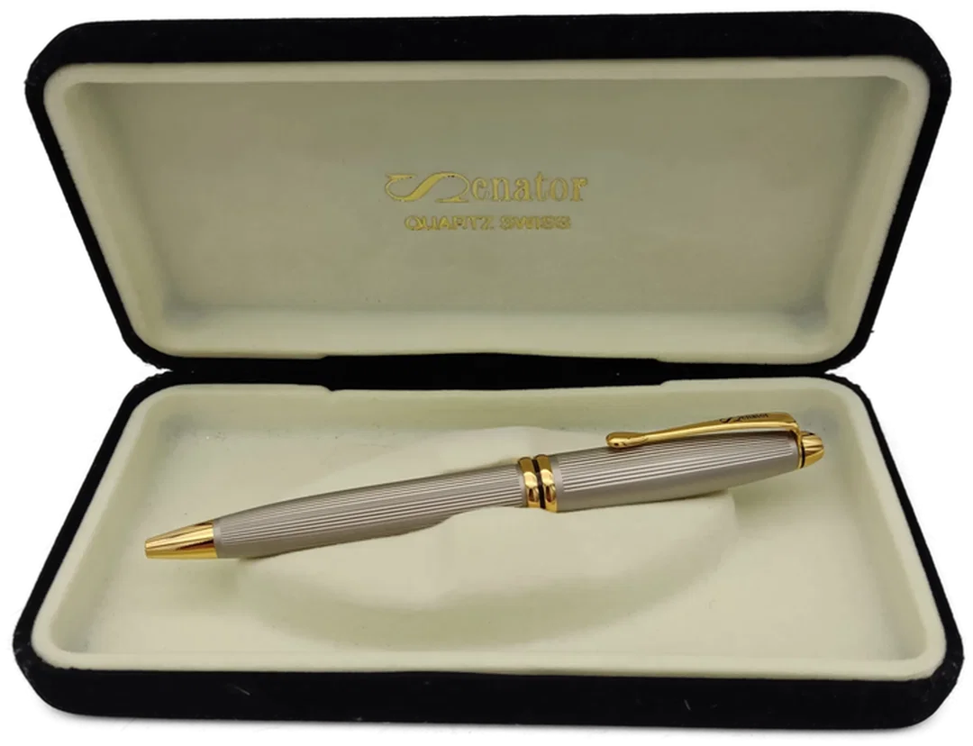 Kugelschreiber Senator Quartz Swiss mit Geschenkbox | Design-Rarität - Bild 1