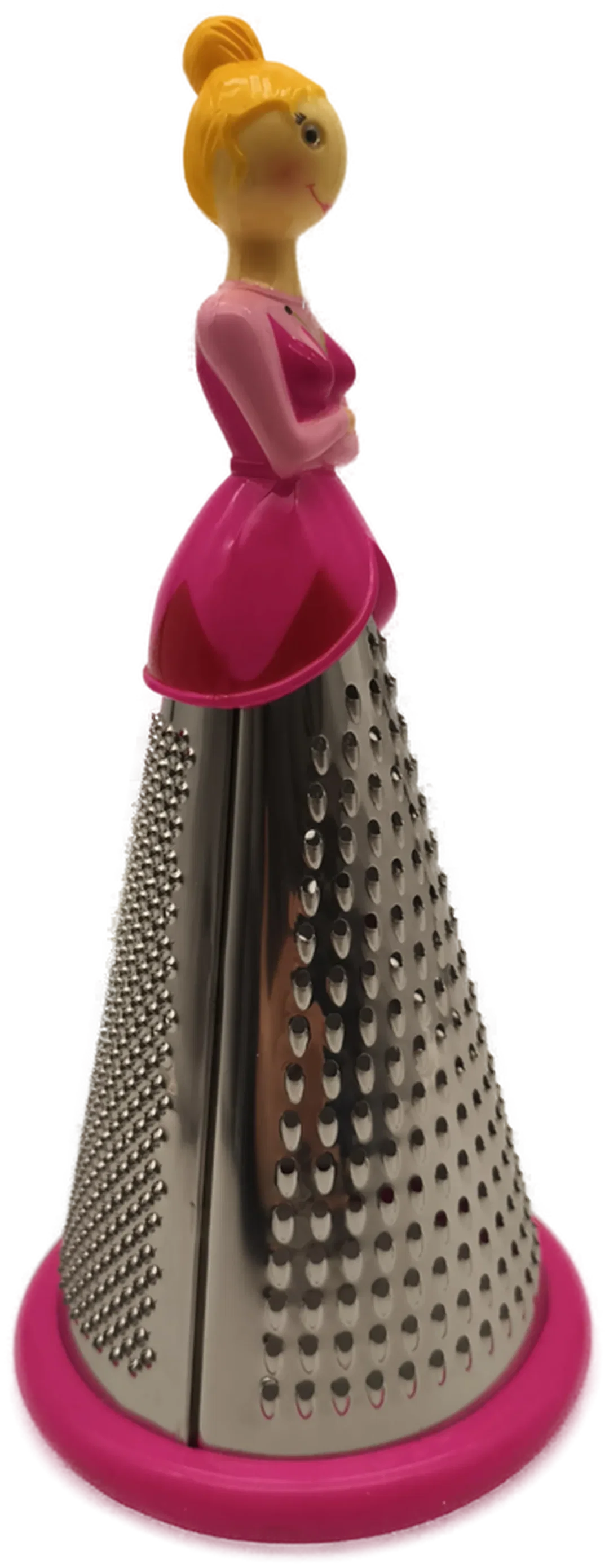 Küchenreibe "Ma Dame", pink/ Edelstahl – Bild 4