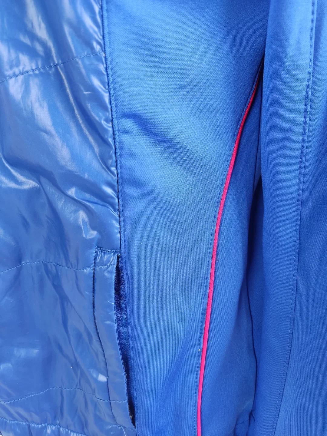Jacke "Crane", langarm mit Stehkragen, blau mit Einschubtaschen, Größe 36 – Bild 2