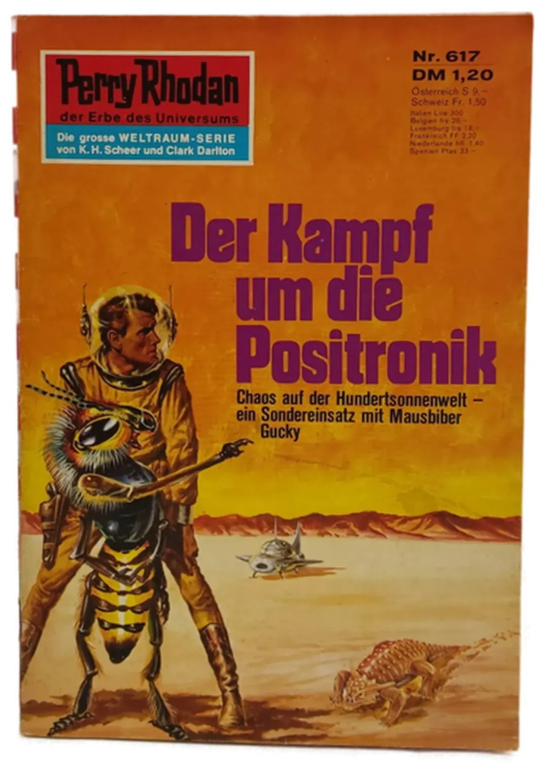 Romanheft Perry Rhodan Der Kampf um die Positronik Erstauflage Nr.617 - Bild 2
