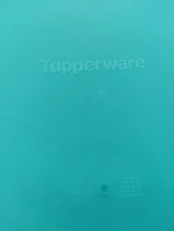 Tupperware Schüssel türkis/weiß 3,5 L - Bild 3