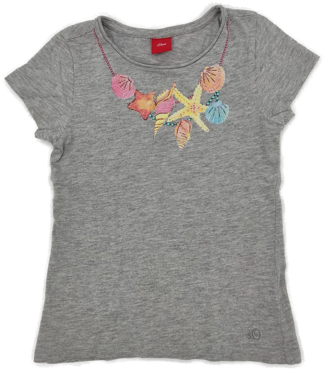 s. Oliver Kinder Shirt grau Gr.104/110 - Bild 1