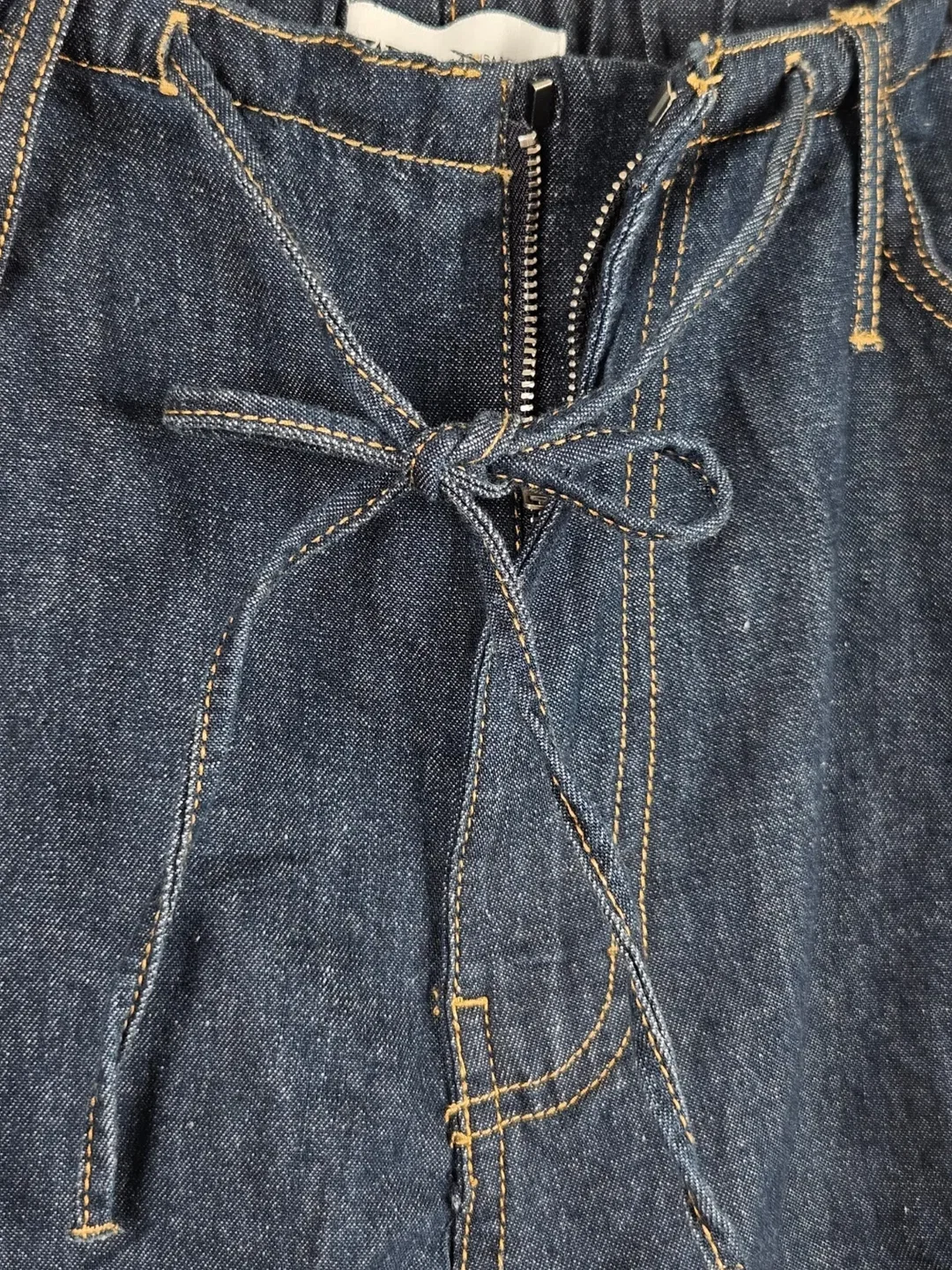 ZARA Damen Hose, blau - Gr. L / 40 – Bild 4
