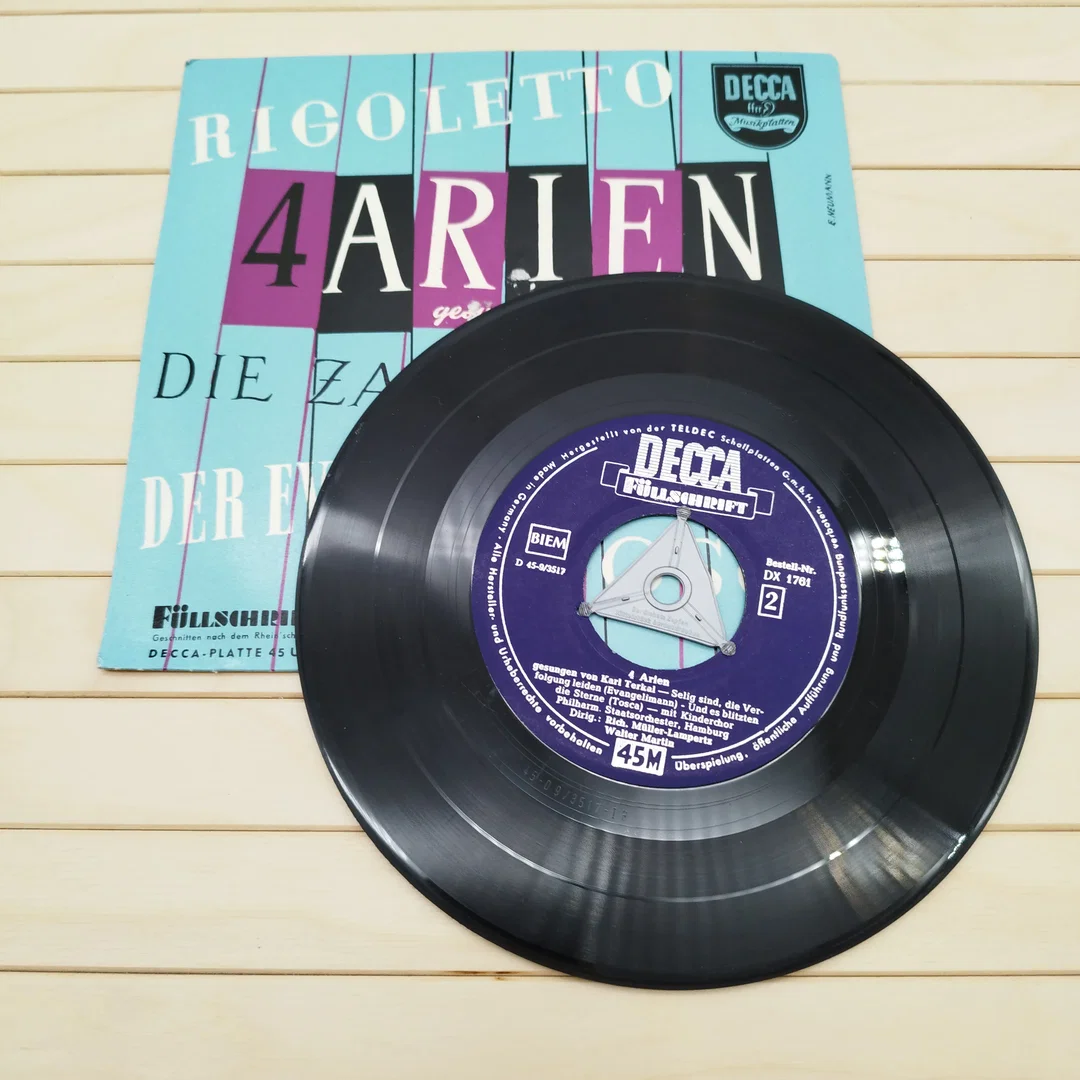 4 Arien, gesungen von Karl Terkal, Vinyl Single  – Bild 2