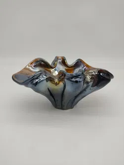 Mid-Century Glasschale - perlmutt - Bild 3