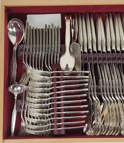 120 teiliges WMF versilbertes Besteck Set - Bild 2