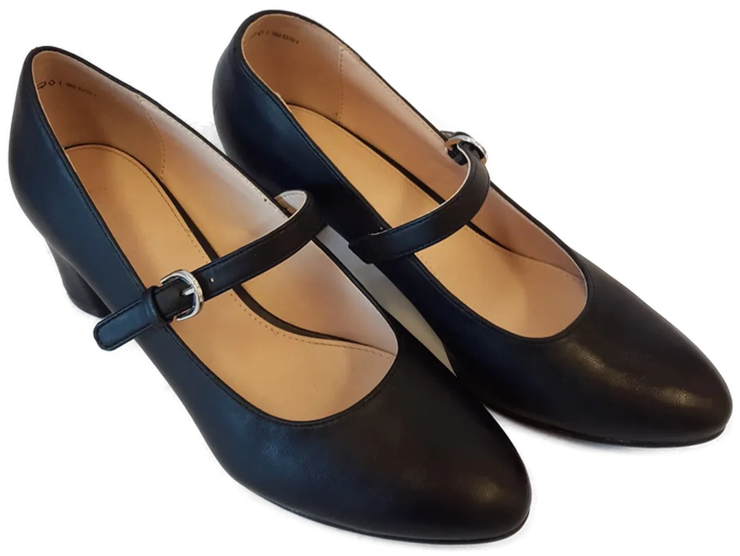 Graceland Damen Riemchen Pumps Kunstleder, schwarz - Gr. 37 - Bild 1