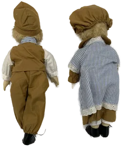 Puppenpaar in Tracht - Bild 2