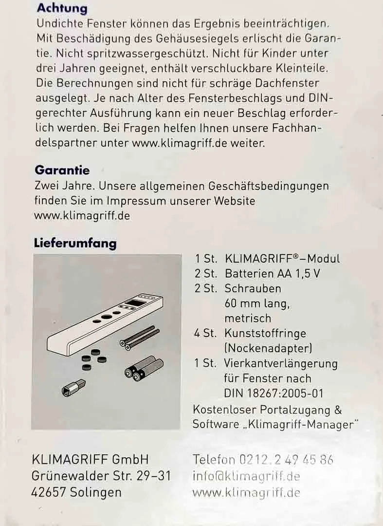 Klimagriff Professsional KG.  W. 11092010 – Bild 3