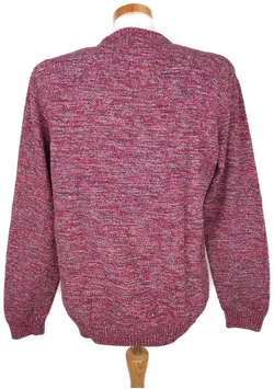 Basefield Herren Pullover rot/blau - XXL/54 - Bild 2