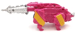 Power Rangers Dino Charge Pink Triceratops Zord - Bild 5