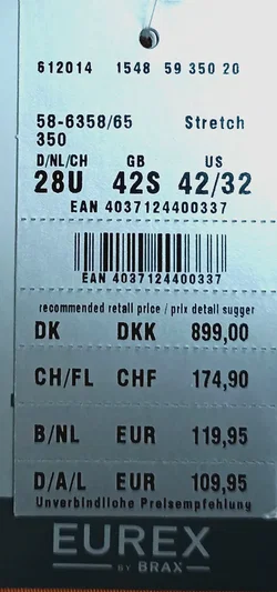 Eurex by Brax Herren Jeans orange Gr. 28U - Bild 5