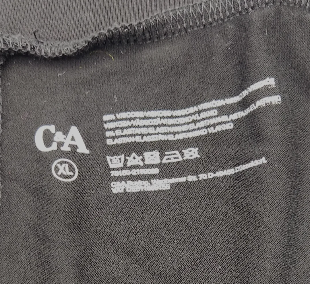 C & A Damen Trainingshose schwarz -  Gr. XL – Bild 3