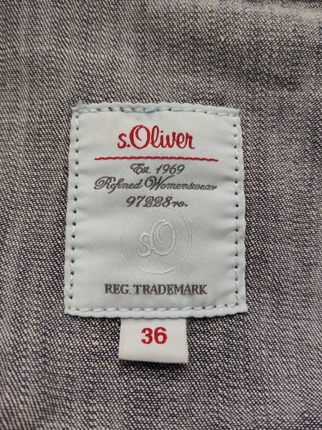 Minikleid s.Oliver Baumwolle Jeans-Look | Jeans-Chic – Bild 4