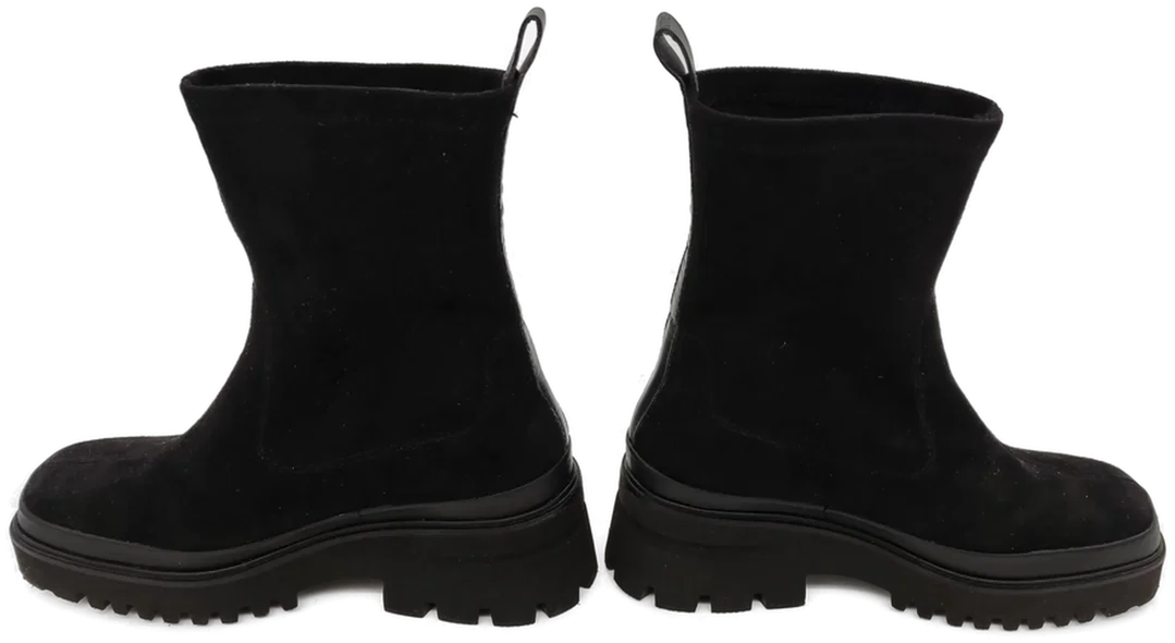 Pons Quintana Stiefelette Damen Schwarz Rauleder Gr: 38 – Bild 2