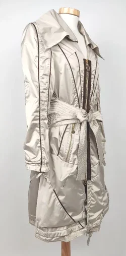 Sportalm Damen Mantel, beige - Gr. S  - Bild 2