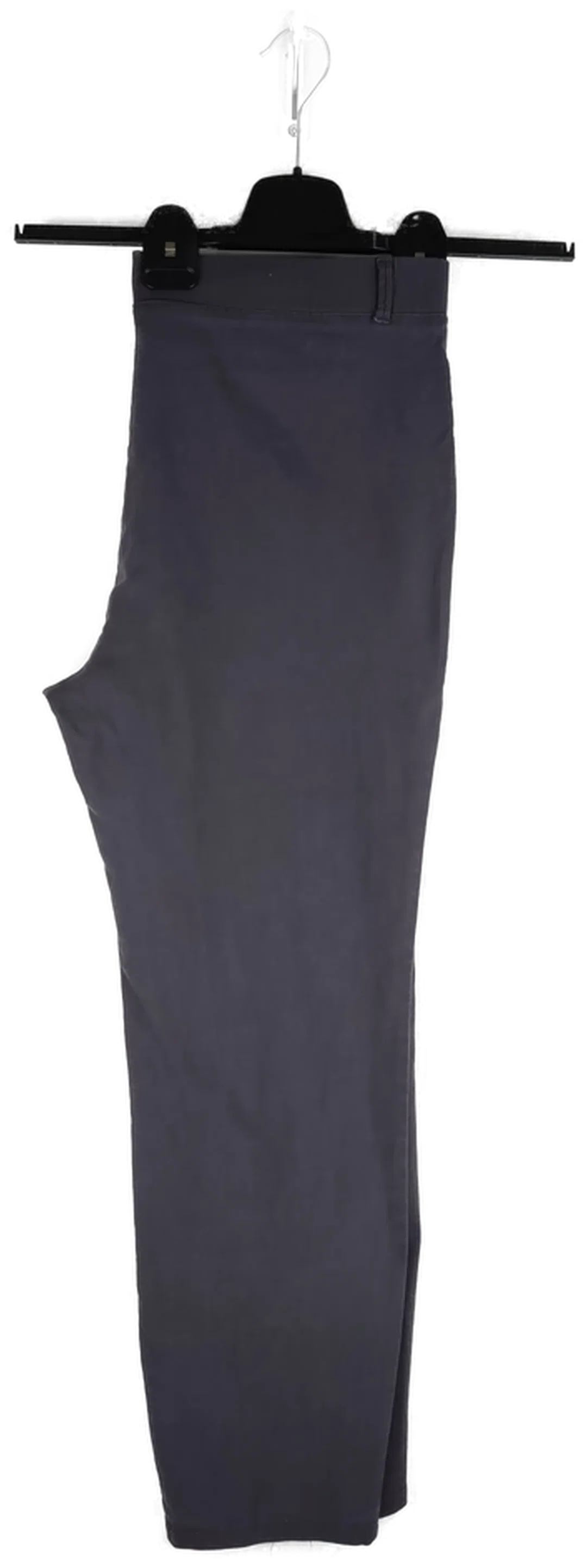 Stretchhose "Canda", grau mit Gummizugbund und Gürtelschlaufen, Größe 46 – Bild 4
