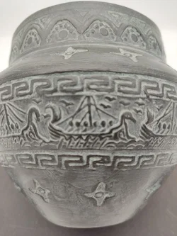 Griechische Keramik Vase Antiken-Stil | Zeitreisender Charme - Bild 6