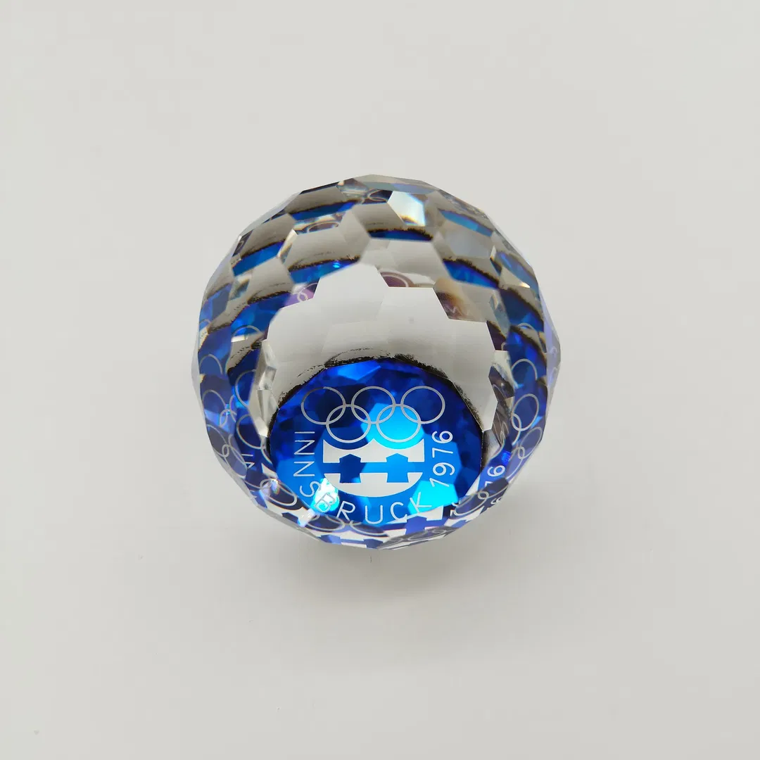 Swarovski Kristall Briefbeschwerer | Olympia Innsbruck 1976 Sammlerstück - Bild 1