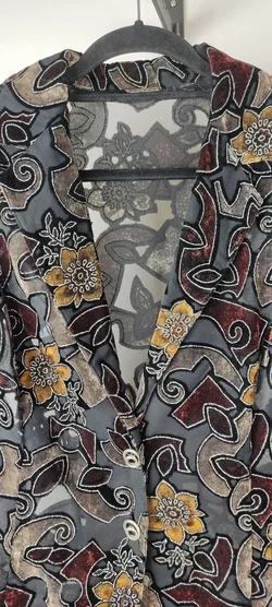 Blazer Transparent Geblümt | Glamour-Detail - Bild 7