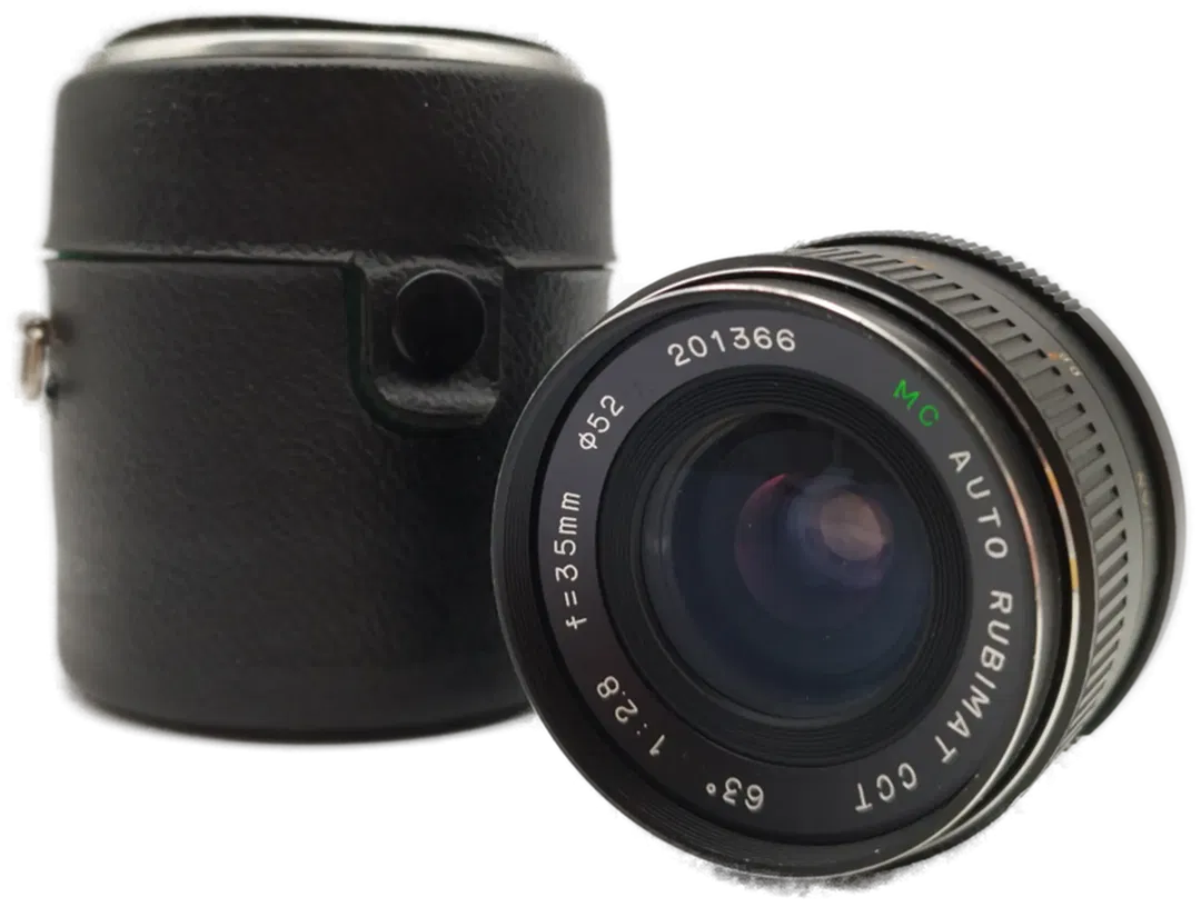 MC Auto Rubimat CCT 35mm Objektive - inkl. Aufbewahrungstasche - Bild 1