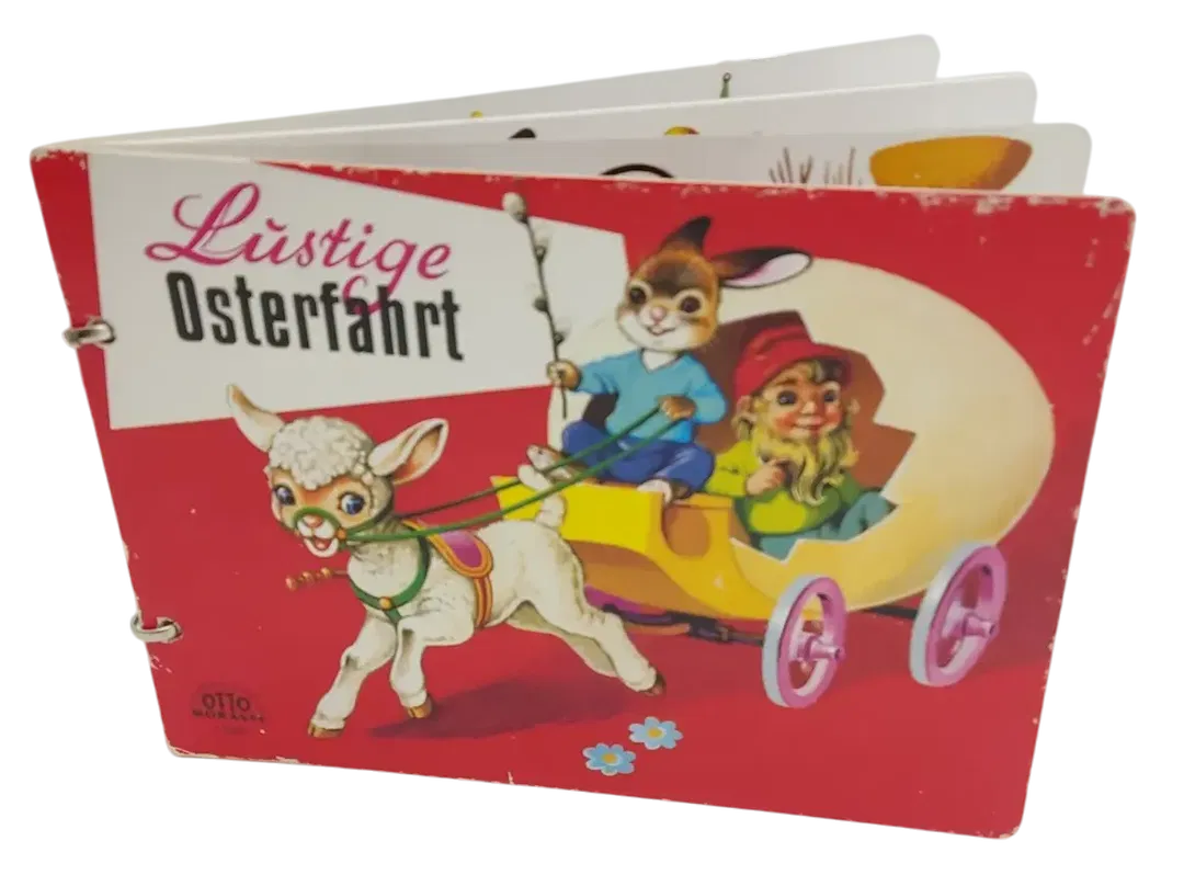 Vintage Bilderbuch Ringbuch - Lustige Osterfahrt - Otto Moravec Bilder Buchverlag - Bild 1