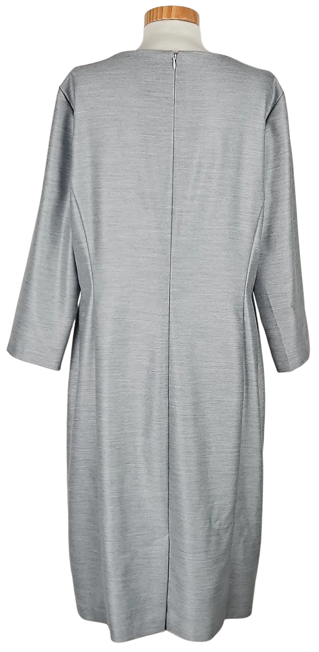 BARBARA SCHWARZER Damen Midikleid, grau - Gr. XL  – Bild 2